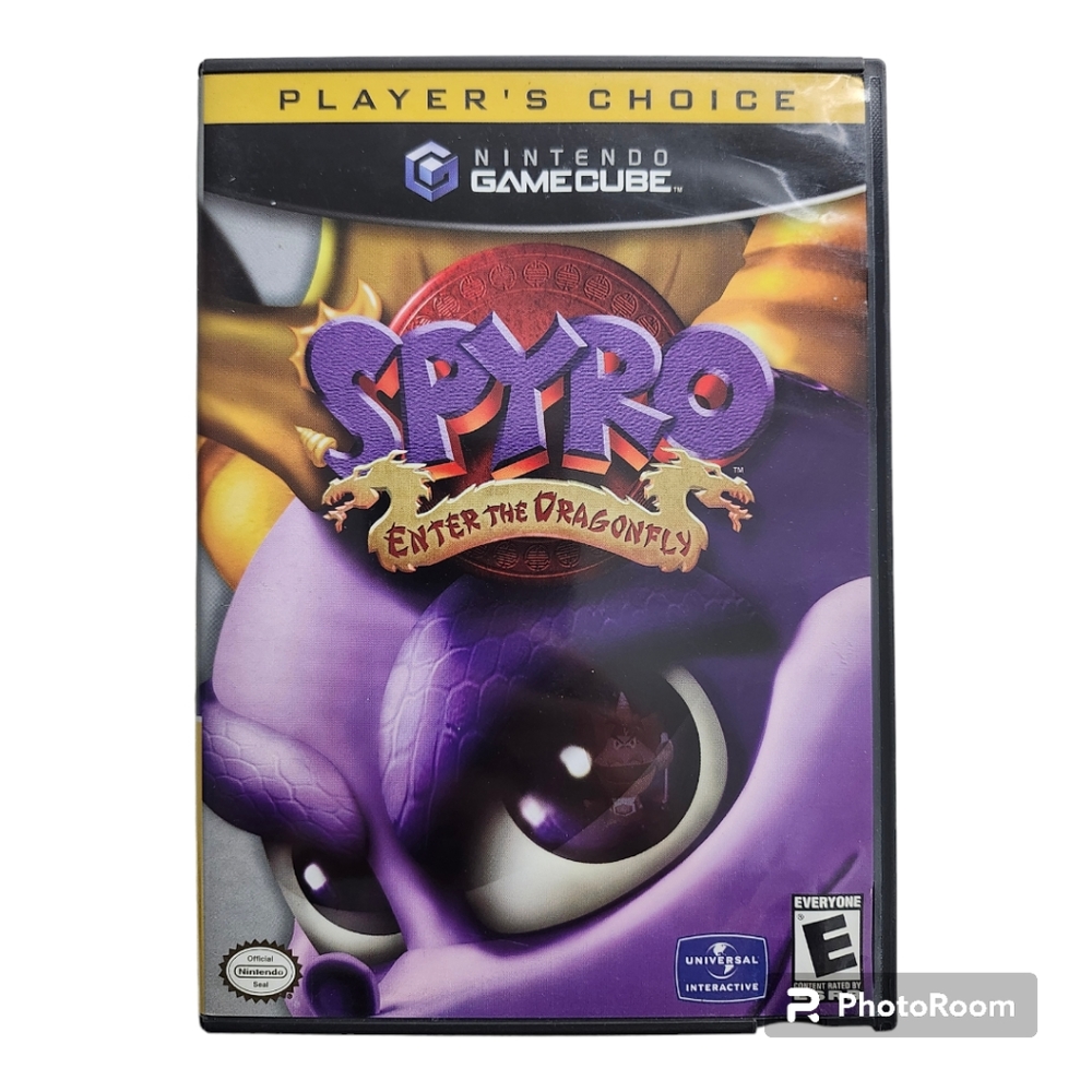 Spyro Enter the Dragonfly Nintendo GameCube No Manual, Tested